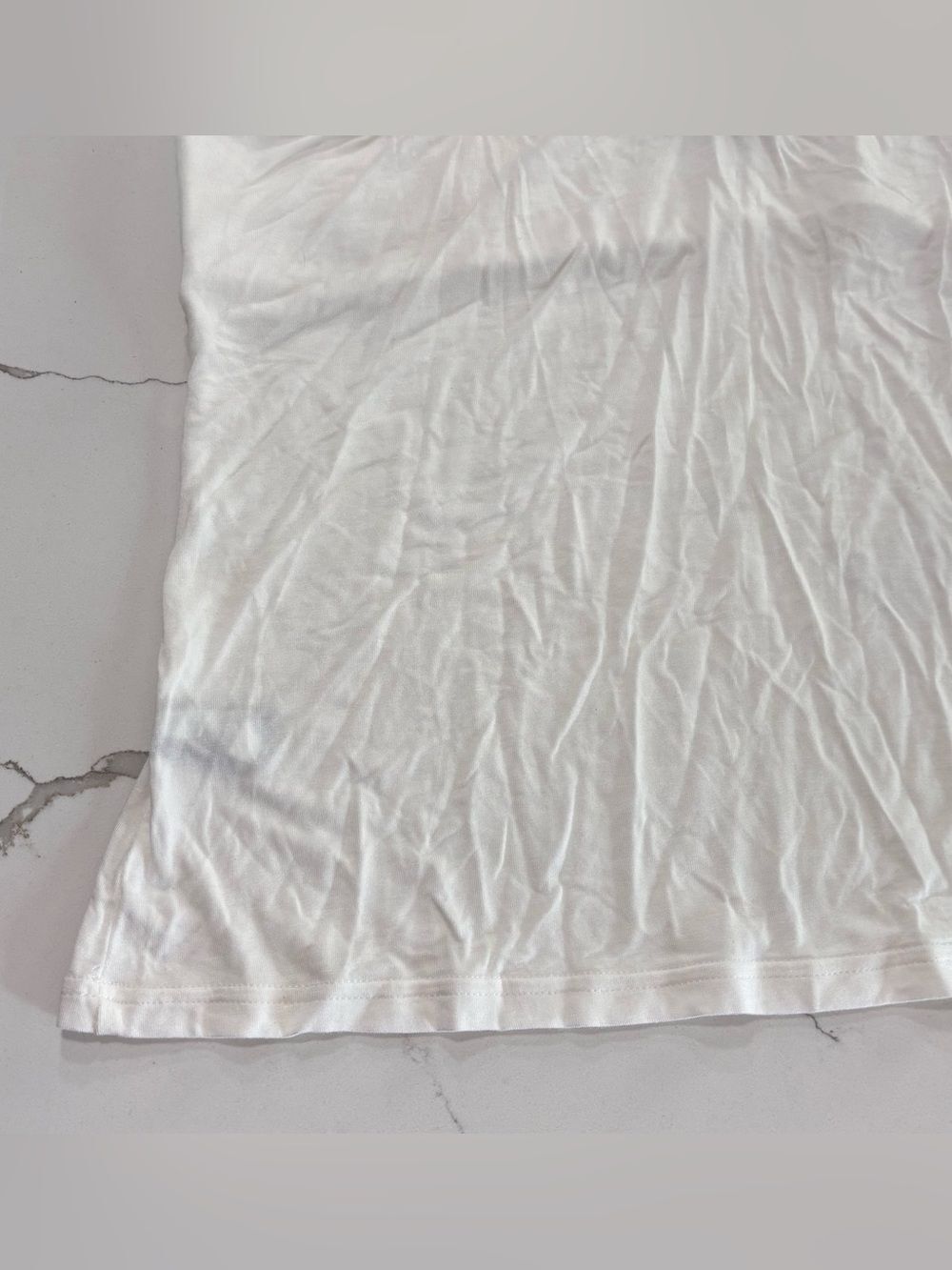 Boston Proper White Lace-Detail Double Adjustable Spaghetti Straps Tank Top L - Picture 10 of 15